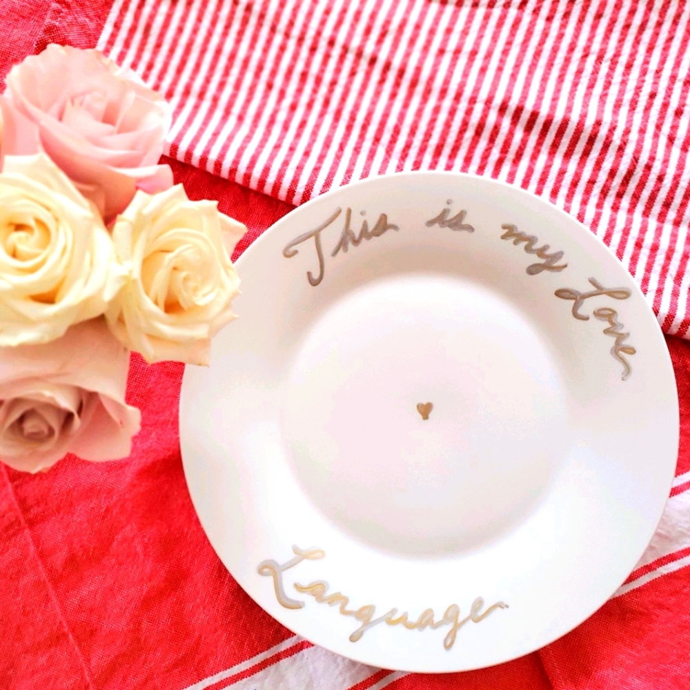 Hand Painted Decorative Plate.